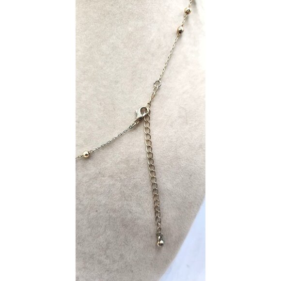 Adjustable Chain - Floating Pearls & Floating Bead Accents - Dainty - Picture 3 of 3